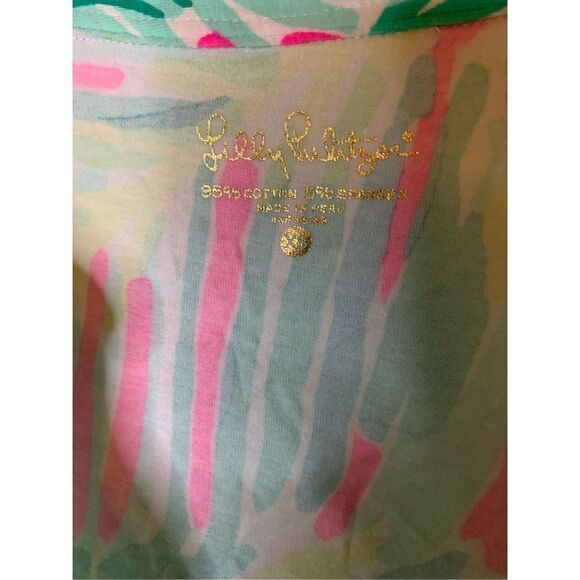 Lilly Pulitzer Amelia Island Tunic pullover top women's size XS - Picture 4 of 6